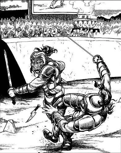 Un combat de gladiateurs dans le Rols'Kus