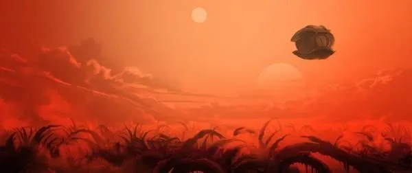 Un exemple de paysage de Dathomir.  