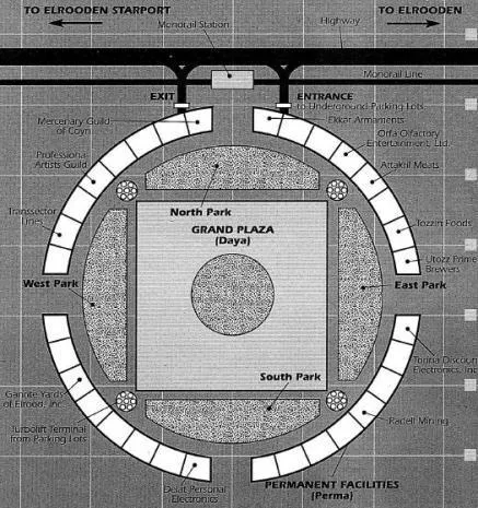 Plan du Bazar d'Elrood