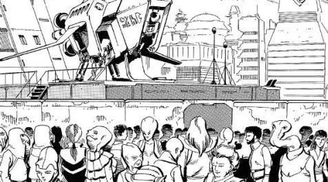 Passants dans une artère piétonne de Lola Curich