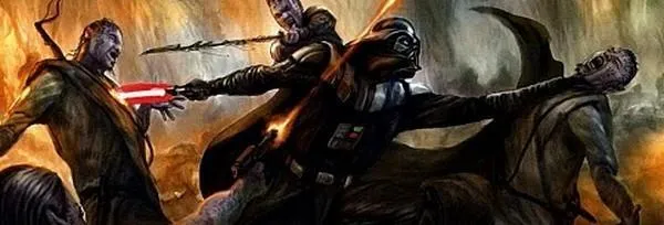 Darth Vader affronte des Ovoni sur Otavon XII.