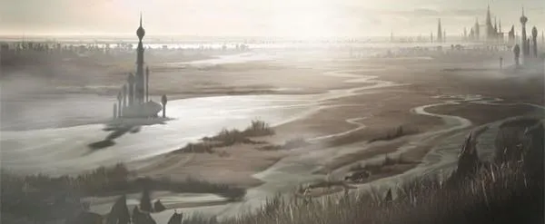 Un paysage de Pantora. 