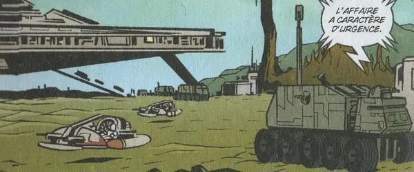 Les forces de la Grande Armée de la République sur Queel.