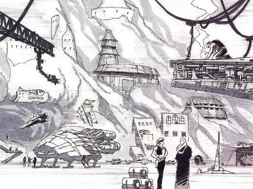 Le spatioport de Kala'uun