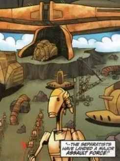 Les Séparatistes débarquent sur Taronda.