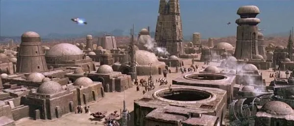 Vue de Mos Eisley.