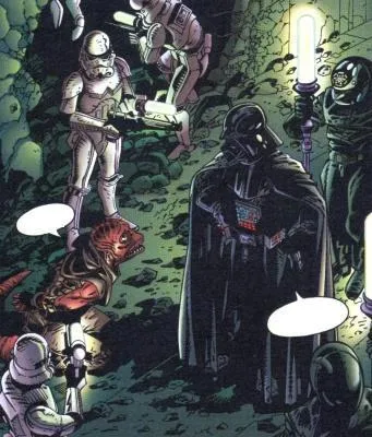 Vader interroge un chasseur de primes