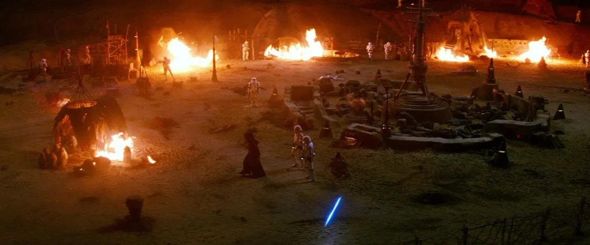 L'attaque de Tuanul par Kylo Ren et le Premier Ordre