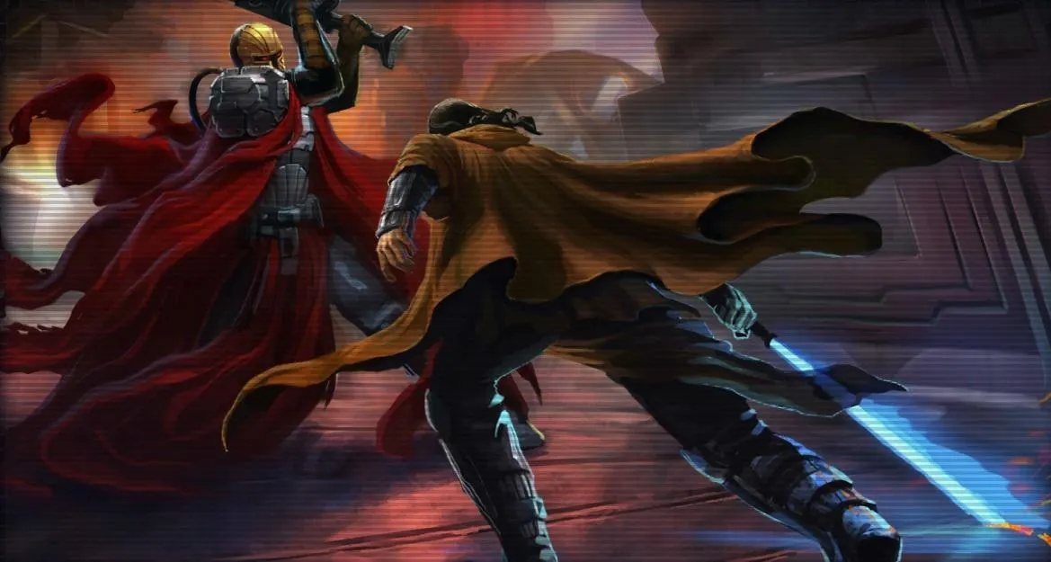 Revan affronte Mandalore l'Ultime sur Malachor V