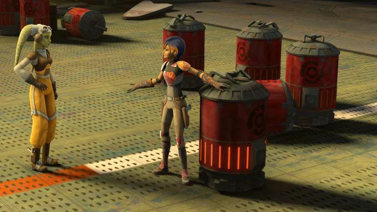 Hera, Sabine et des bidons de Rhydonium