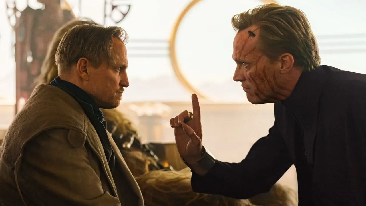 Beckett faisant face au courroux de Dryden Vos