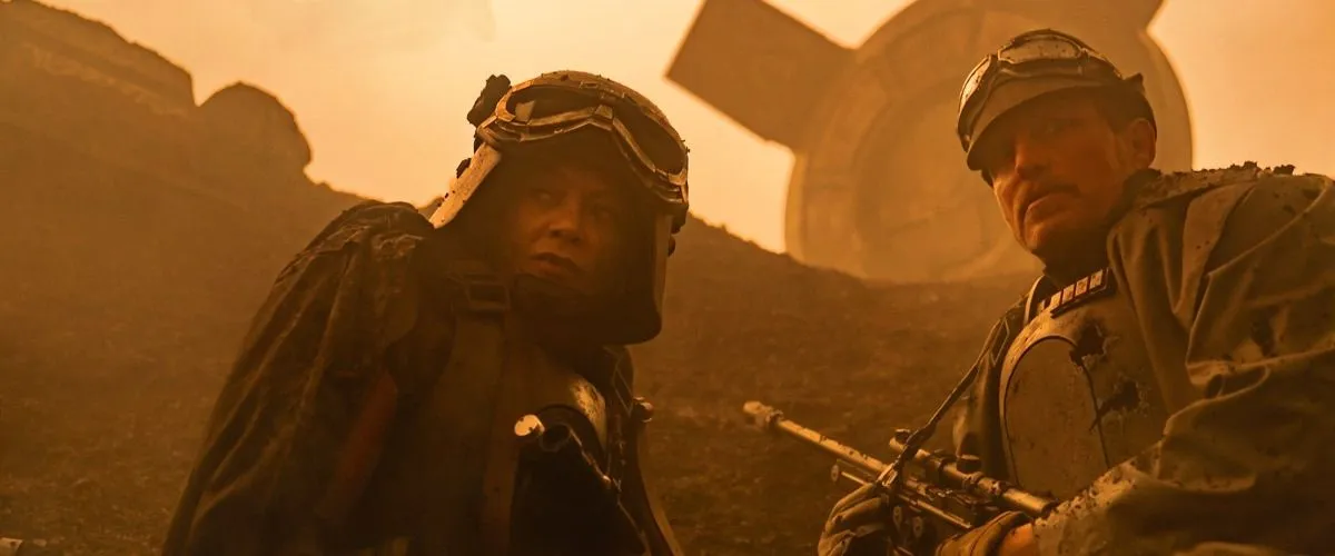 Beckett et Val lors de la Bataille de Mimban