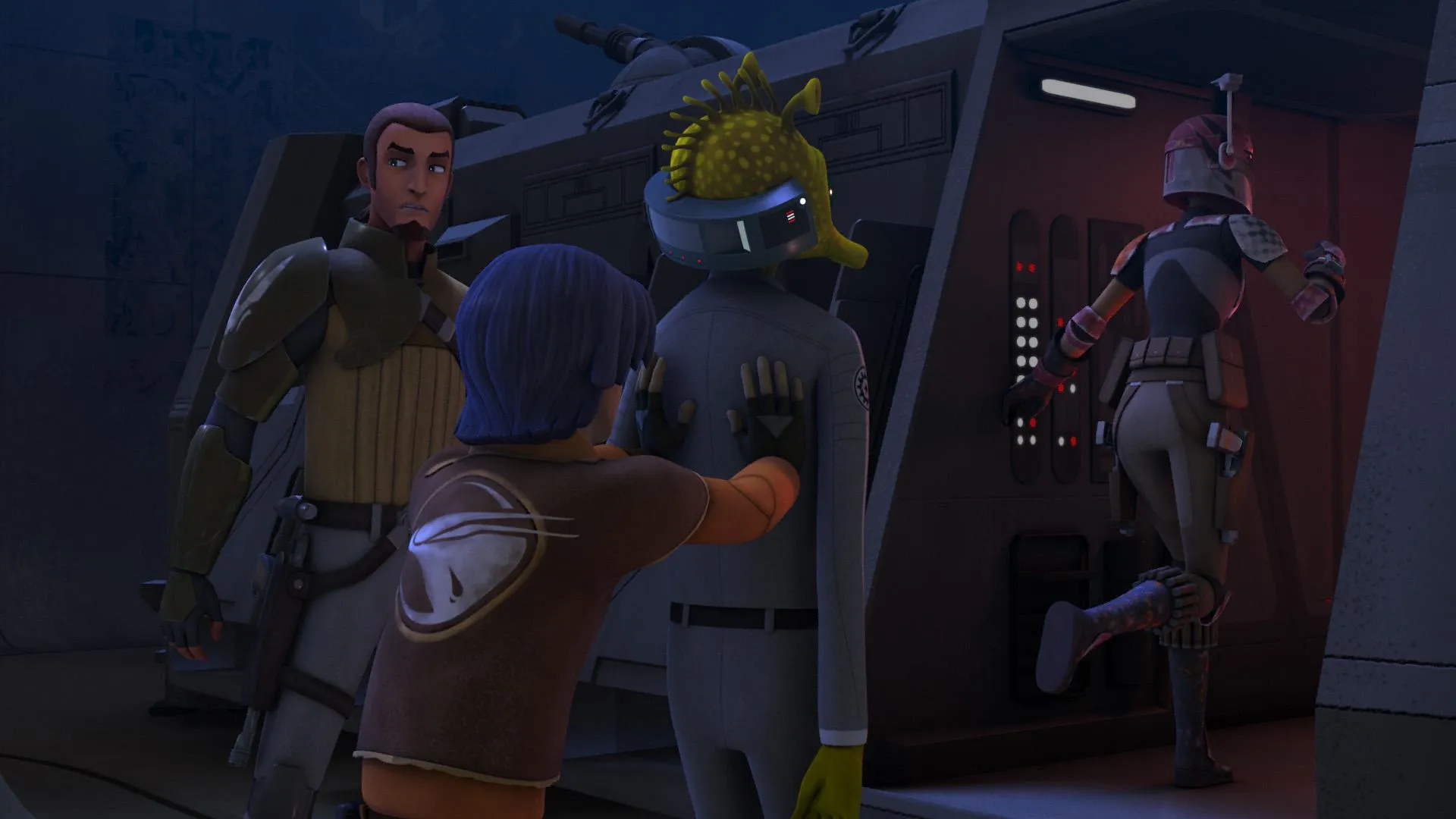 Tseebo aidé par les Rebelles de Lothal