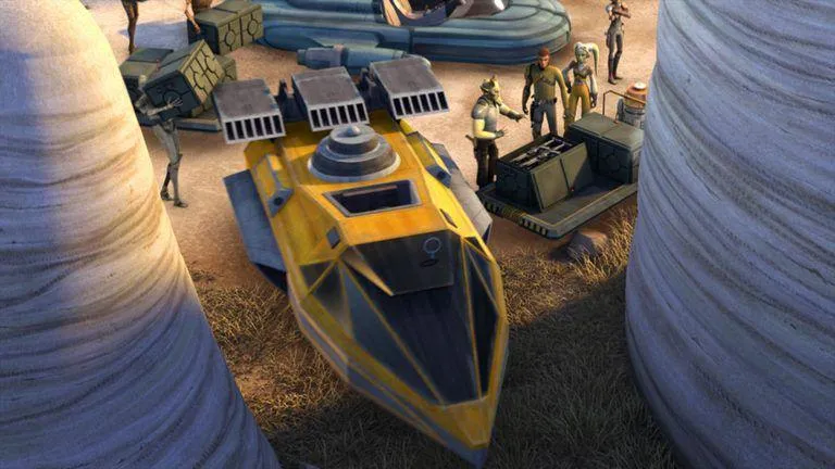 Un V-35 Courier sur Lothal