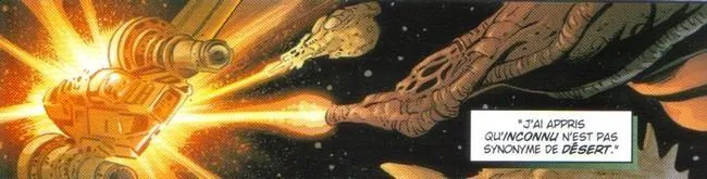 A'Sharad Hett aux commandes d'un Chasseur R-28. 