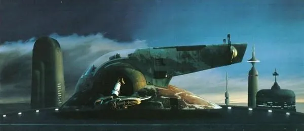 Le Slave 1 sur Bespin. 