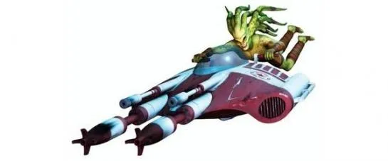 Kit Fisto aux commandes d'un Poisson Diable OMS.