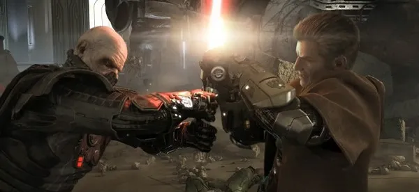 Duel entre Darth Malgus et Ven Zallow.