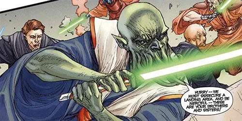 Xamar affronte ses anciens camarades du Pacte Jedi