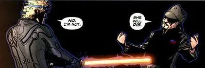 Yarmond tente de forcer Finn à coopérer