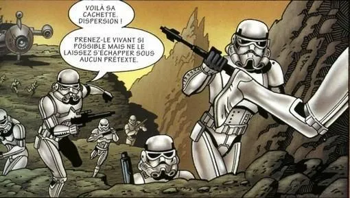 Stormtroopers à la recherche de Kir Kanos