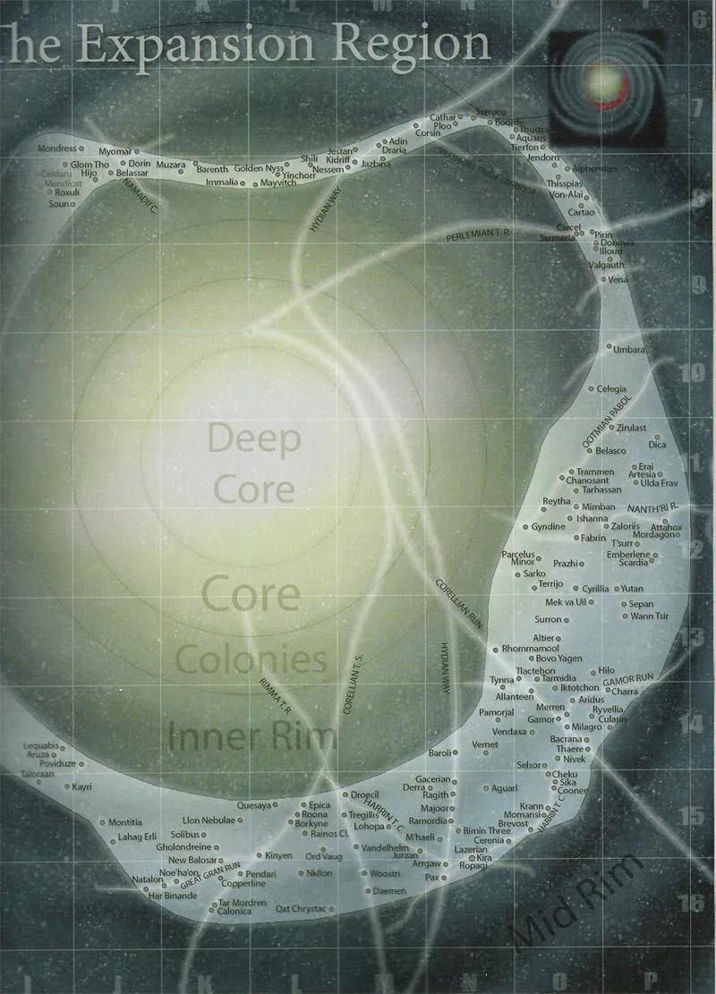 Carte de la Zone d'Expansion