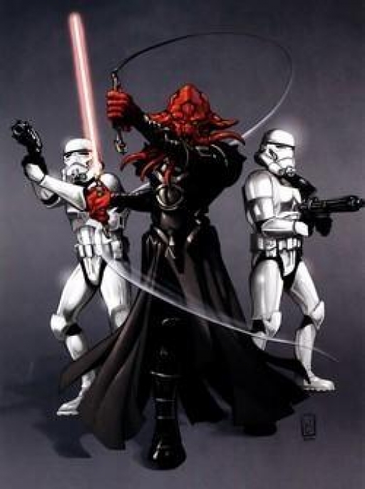 Deux Stormtroopers armés d'ARC-9965.