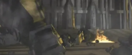 Carcasses d'AT-AT devant le Palais Impérial
