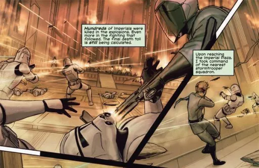 Les troupes de Gentis neutralisent les Clones Stormtroopers