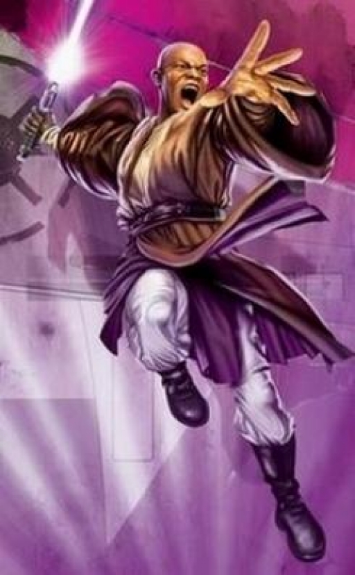 Le Haut Général Jedi Mace Windu.