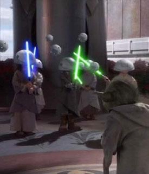 Entrainement de Padawans