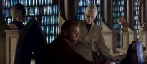 Obi-Wan Kenobi et Jocasta Nu. 