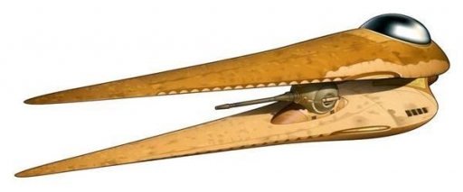 Un Chasseur stellaire Géonosien.