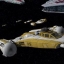 Le Star Destroyer Venator Resolute  et l'Escadron Shadow peu avant l'offensive contre le Malevolence.