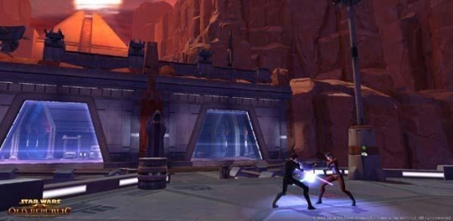 Duel sur une plateforme