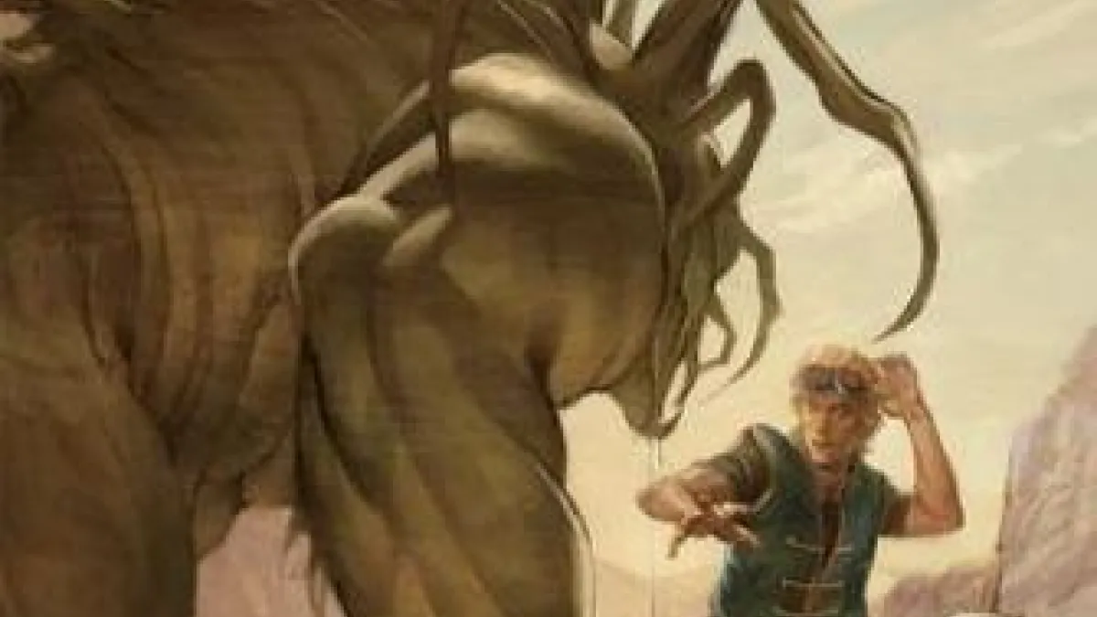 Between a rockk and... an angry sith hound!