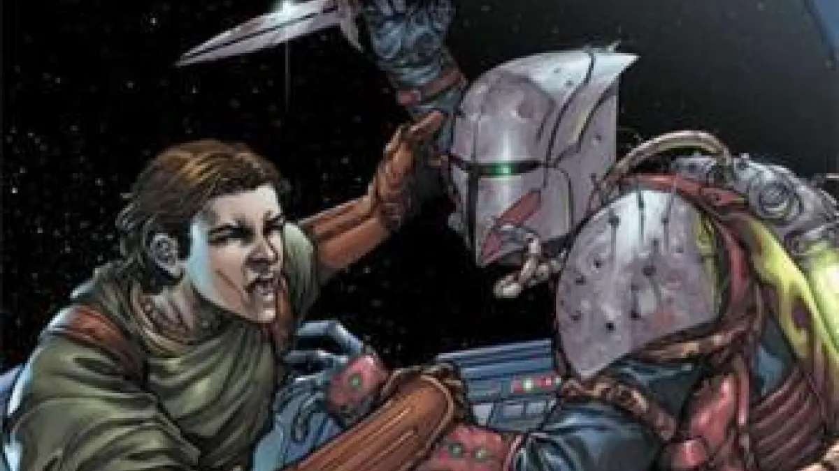 With the Fate of the Galaxy at stake - Jedi VS. Mandalorian !