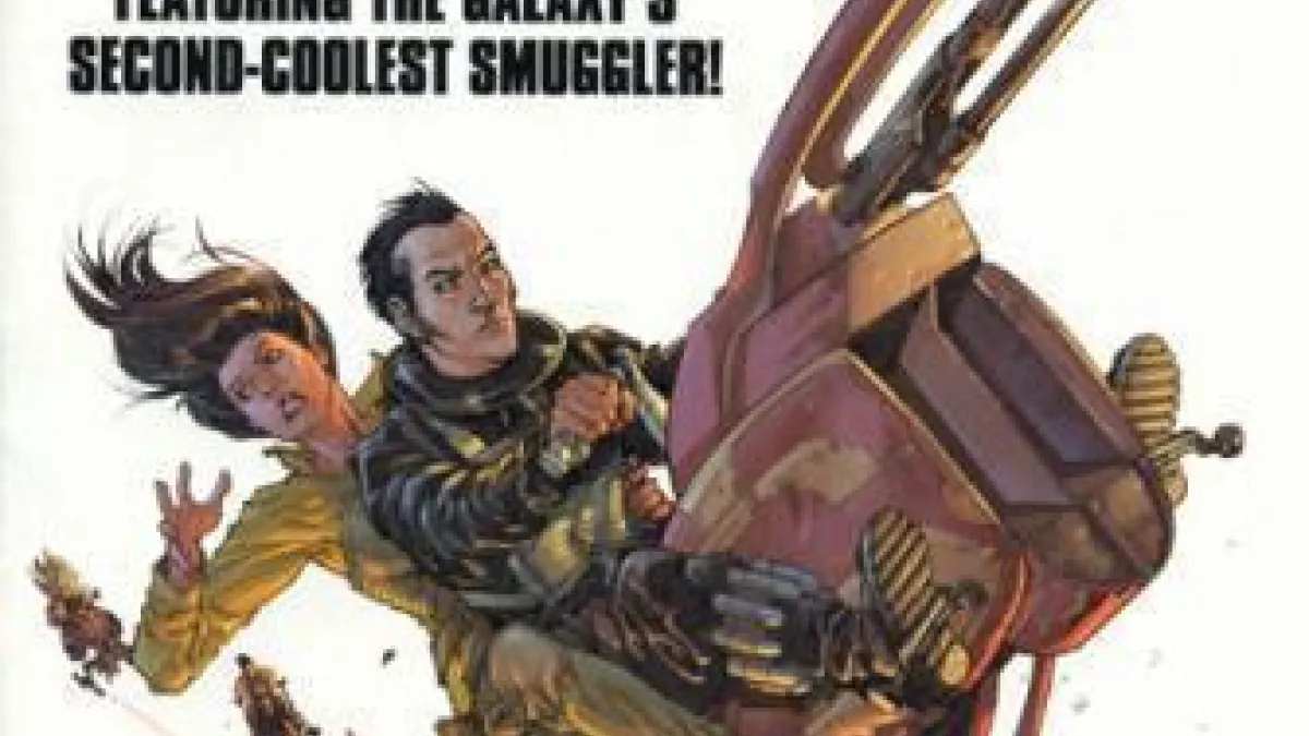 Featuring the Galaxy's second-coolest smuggler !